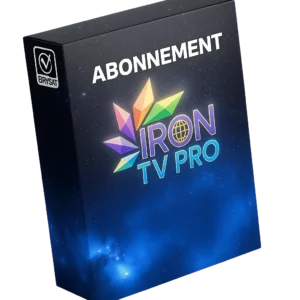 Abonnement Iron TV Pro 12 Mois 3 ecrans