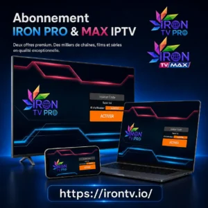 Abonnement Iron TV Pro 12 Mois – 1 Connexion